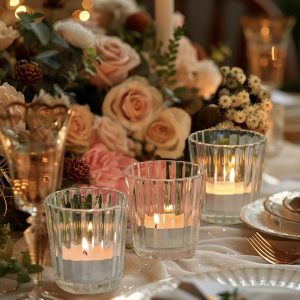 Ribbed Votive Holders ($.50) - 72 pcs