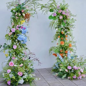 Wildflower Horn Arch ($300)