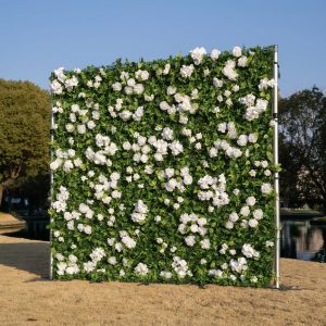 White Flower Wall Backdrop ($250)