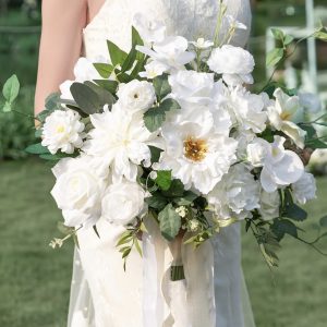 White Bridal Bouquet ($65)