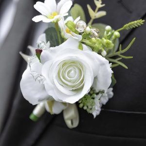 White Boutonnieres & Corsages ($10)