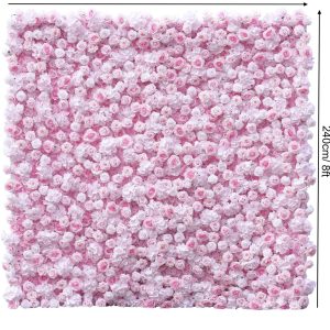 Pink Flower Wall Backdrop ($250)