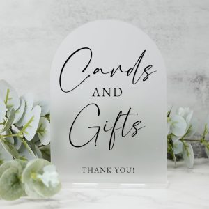 Black & Acrylic Signage Set ($15)
