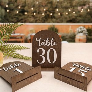 Rustic Table Numbers